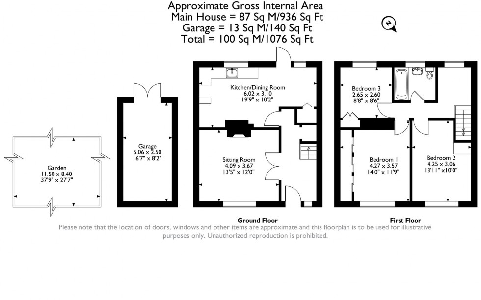 Floorplan for Whitchurch Road, Romford, RM3