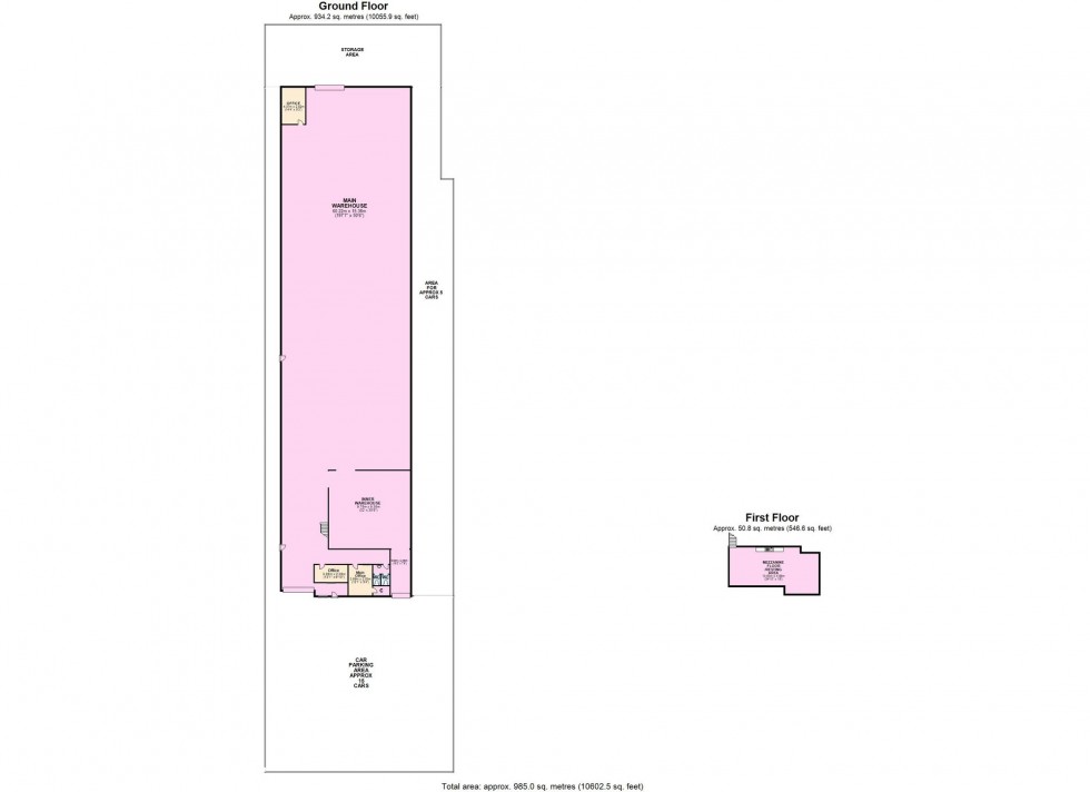 Floorplan for Coppen Road, Dagenham, RM8