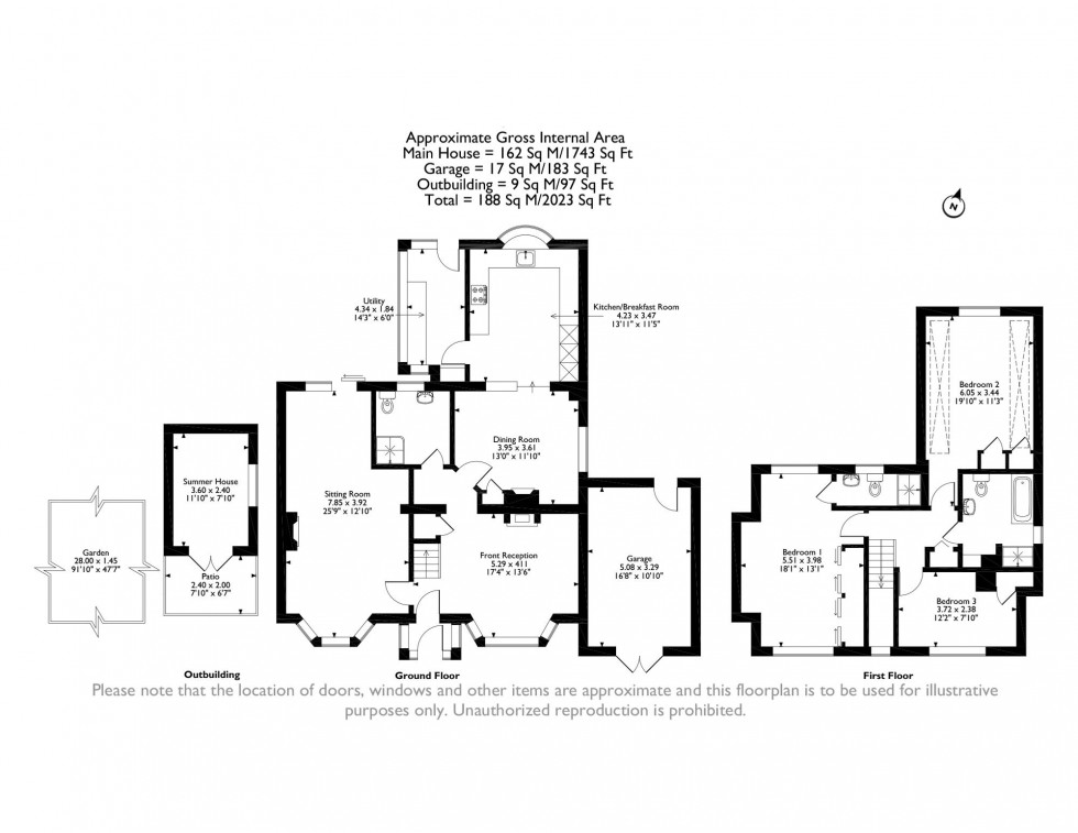 Floorplan for Balmerino Avenue, Benfleet, SS7