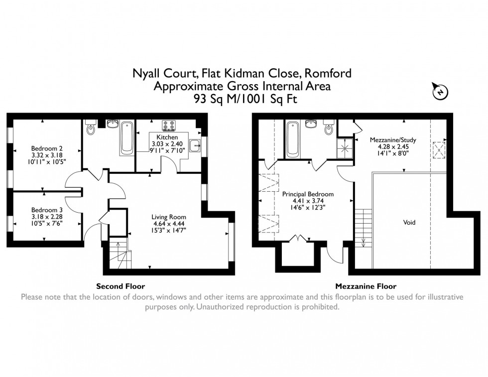 Floorplan for Kidman Close, Gidea Park, RM2