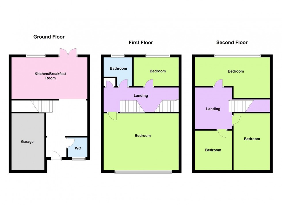 Floorplan for Cowdray Way, Hornchurch, RM12