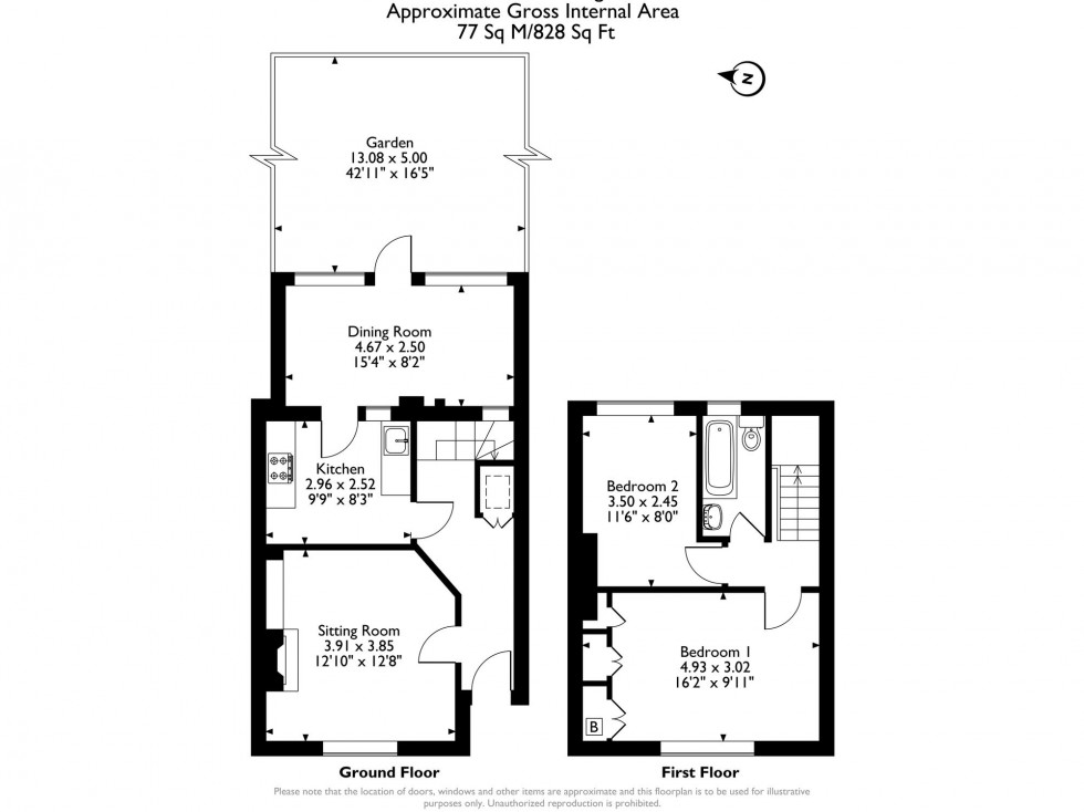 Floorplan for Grafton Road, Dagenham, RM8