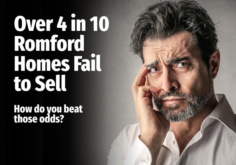 Over 4 in 10 Romford Homes Fail to Sell