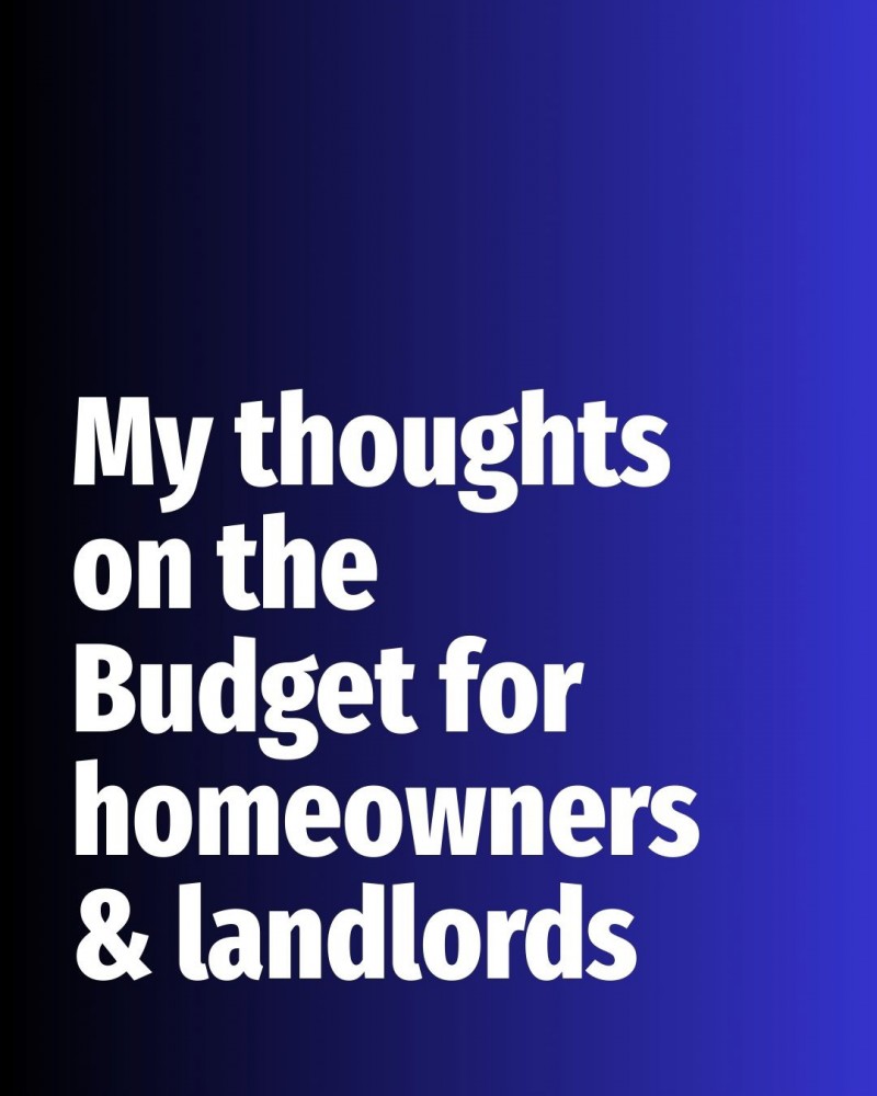 My Thoughts on the Budget for GBP Estates of Romford homeowners & landlords