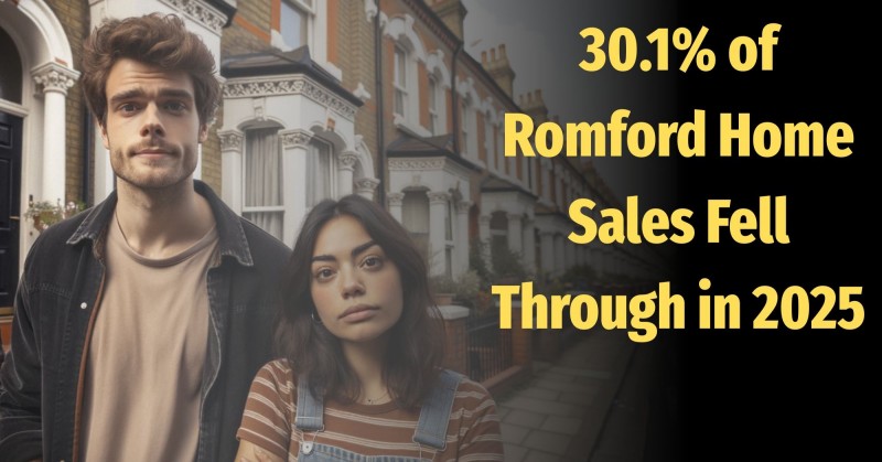 30.1% of Romford Home Sales Fell Through in 2025