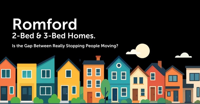 Is the Gap Between Romford 2-Bed & 3-Bed Homes Really Stopping People Moving?