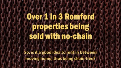 Over 1 in 3 Romford properties being sold with no chain