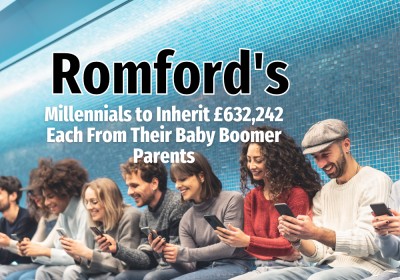 Romford's Millennials to Inherit £632,242 each from their baby boomer parents
