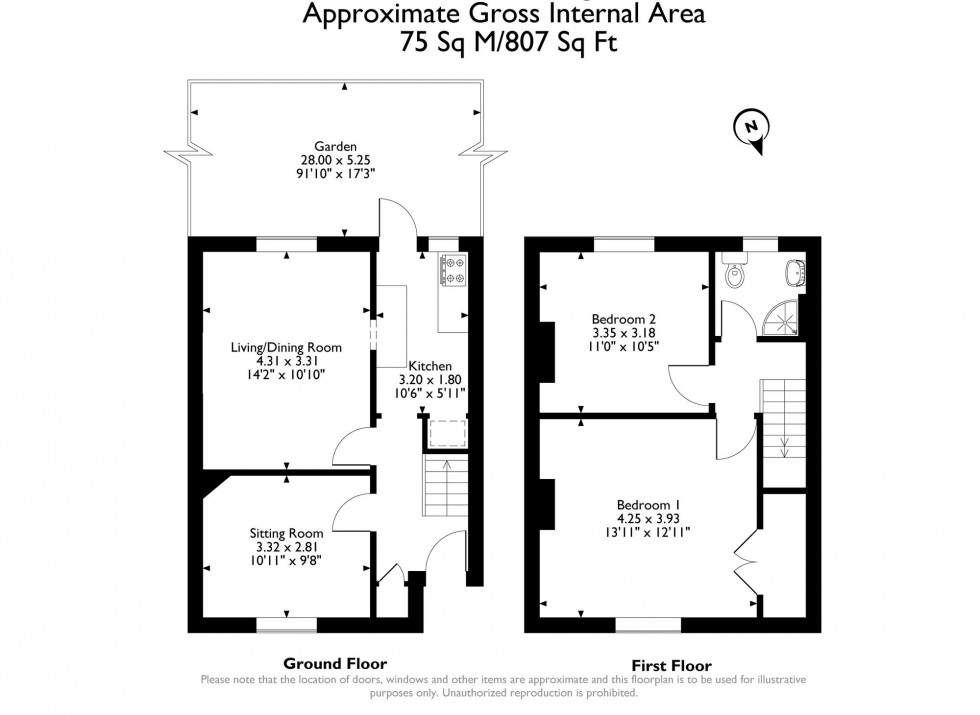 Floorplan for Oxlow Lane, Dagenham, RM10