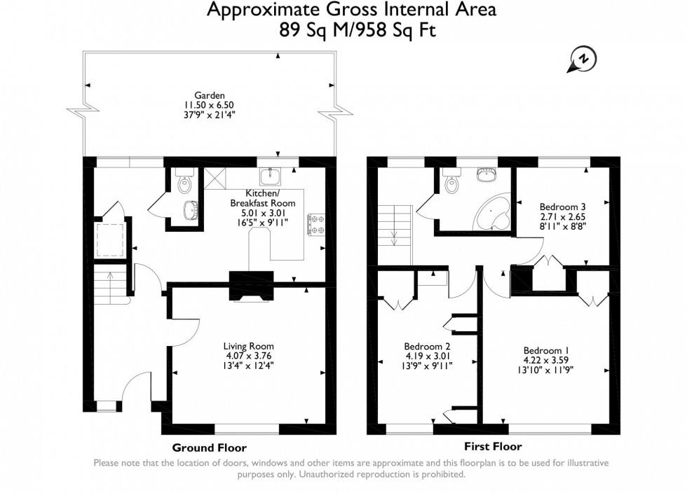 Floorplan for Preston Road, Romford, RM3