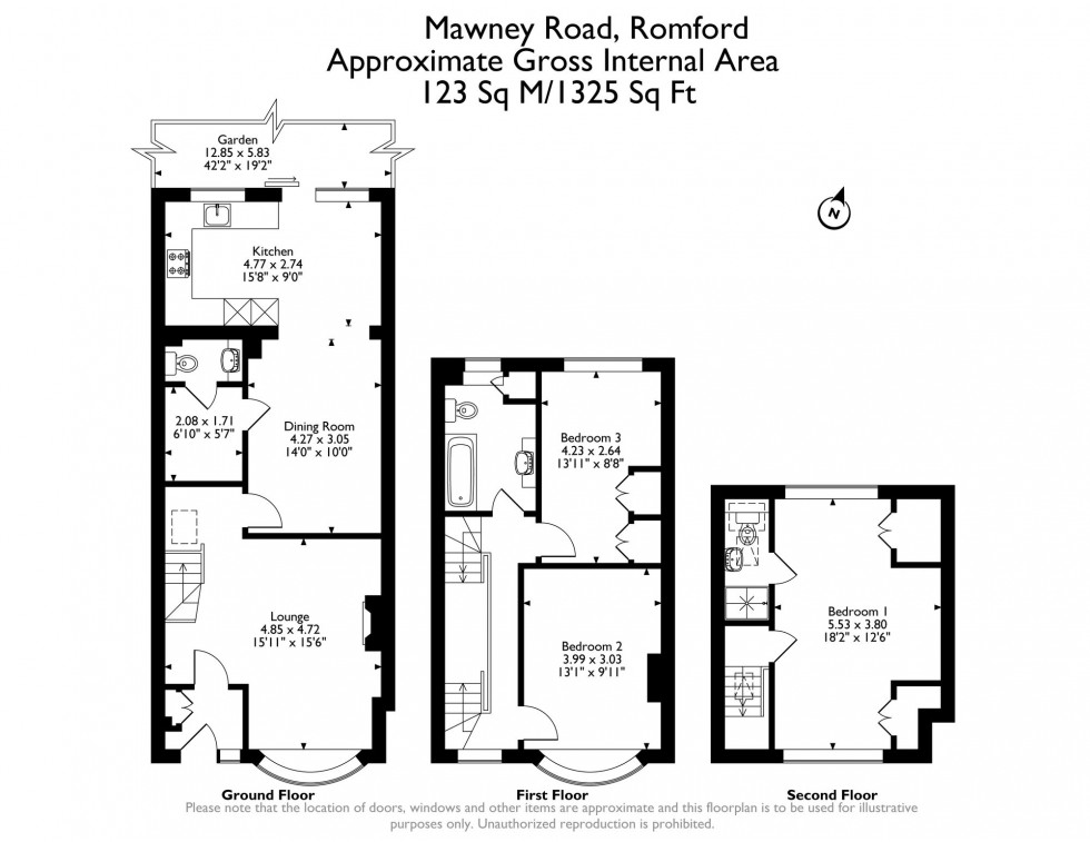 Floorplan for Mawney Road, Romford, RM7